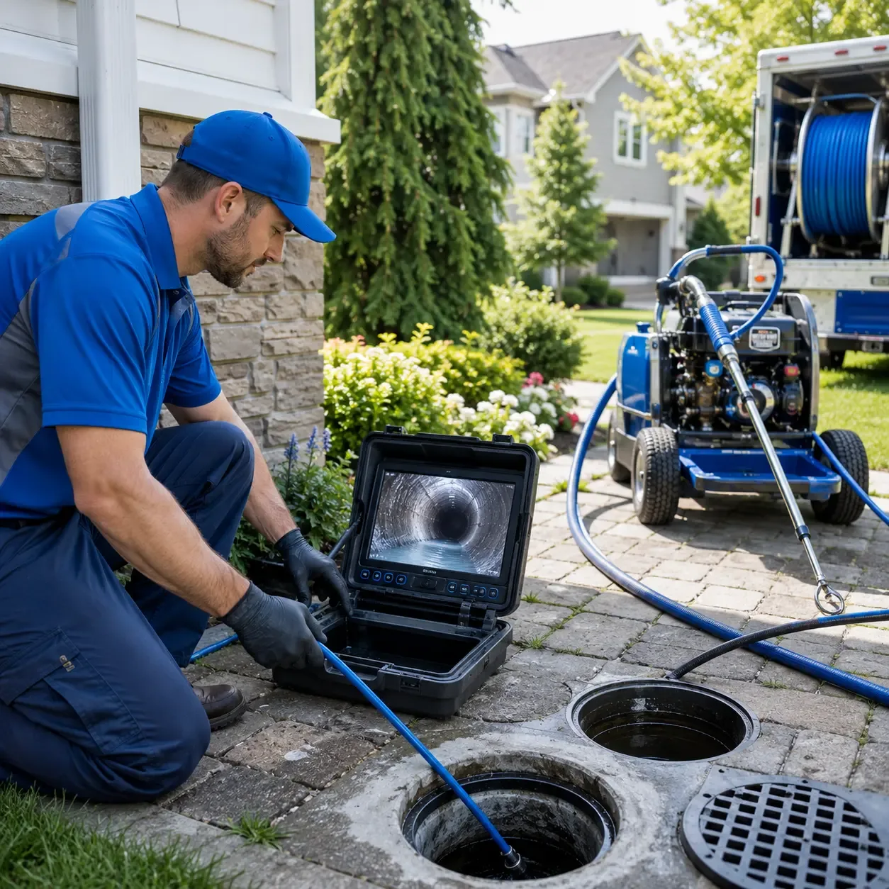 Outdoor drain cleaning professionals serving Aspers, PA